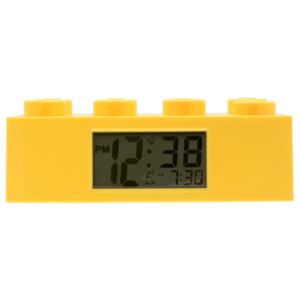 Żółty zegar z budzikiem LEGO® Brick