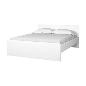 Łóżko Naia, białe połysk, 140x190 cm