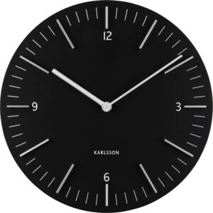 Zegar ścienny Detailed czarny