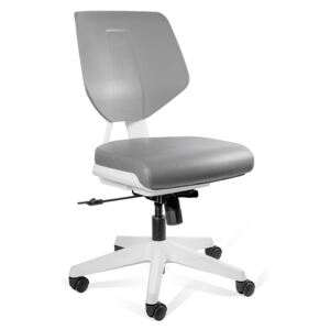 Obrotowe krzesło medyczne Kaden Low szare siedzisko/szare oparcie