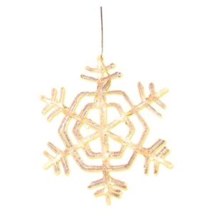 Gwiazda świetlna wisząca Best Season Crystal Snowflake, 30 cm
