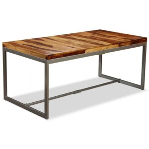 Stół jadalniany z litego drewna sheesham i stali, 180 cm