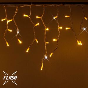 DecoLED LED stalaktyty świetlne Flesh - ciepła biel - 3x0,5m, 114 LED