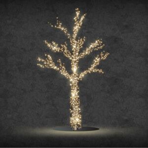 DecoLED drzewo świetlne LED - 213 cm, 1600 ciepłych białych diod LED