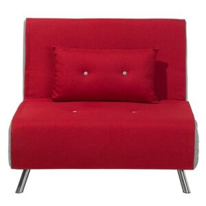 Sofa z funkcją spania czerwona FARRIS
