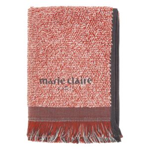Zestaw 2 czerwonych ręczników Marie Claire Colza, 50x90 cm