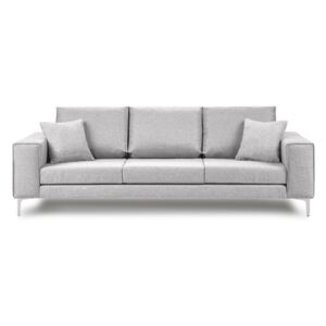 Jasnoszara sofa 3-osobowa Cosmopolitan Design Cartagena