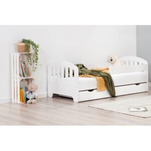 Sweet Armadillo łóżko pojedyncze z szufladą kolor biały