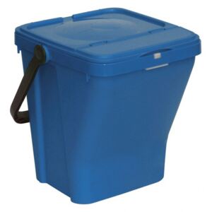 Plastikowy kosz na śmieci ECOTOP II, niebieski