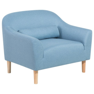 Fotel tapicerowany jasnoniebieski ODENSE