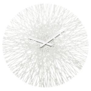 Zegar ścienny KOZIOL Silk, biały, 45 cm