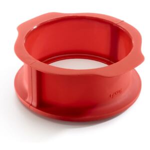 Czerwona silikonowa otwierana forma do tort Lékué, ⌀ 15 cm
