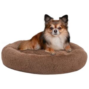 Poduszka dla psa/kota, możliwość prania, brązowa, 50x50x12 cm