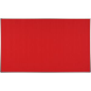 Tablica tekstylna ekoTAB w aluminiowej ramie, 200x120 cm, czerwona