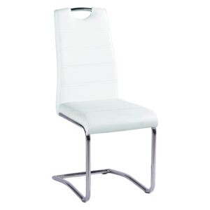 Krzesło tapicerowane am-c916 białe