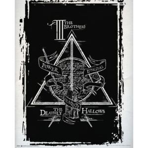 Harry Potter Deathly Hallows Graphic - plakat 40x50 cm