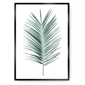 Plakat Palm Leaf Emerald Green