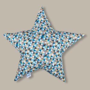 Cyrk - pikowana poduszka w kształcie gwiazdy