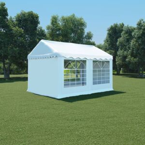 Namiot ogrodowy z PVC, 3 x 4 m, biały