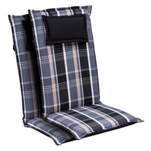 Blumfeldt Elbe, nakładki na krzesła ogrodowe z wysokim oparciem, poduszki na fotele, dralon, 50x120x8cm