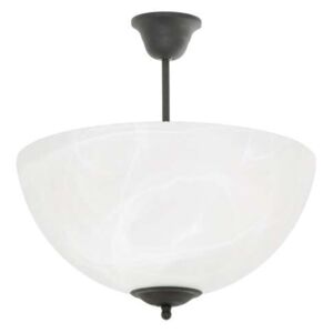 Lampex Isla 3 838/3 plafon lampa sufitowa 3x60W E27 czarny / biały