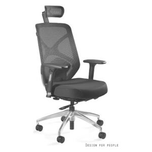 Fotel ergonomiczny HERO Unique Tkanina/Siatka Czarny ✂Zapytaj o RABAT✂️ [Dostępny po 2019-10-31]