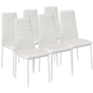 6 krzeseł do jadalni biały
