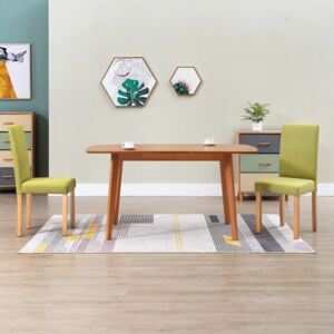 Krzesła do jadalni PERVOI, zielone, 2 szt., 42x51x95 cm