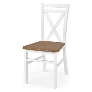 Krzesło DARIUSZ 2 Halmar Olcha + biały [Dostępny po 2019-09-30]