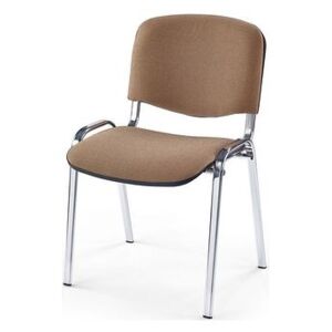 Krzesło ISO Halmar chromowane Beżowy