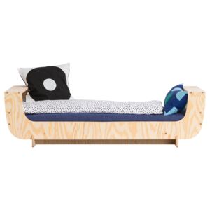 SELSEY Łóżko drewniane dla dziecka Kyori w kształcie łódki
