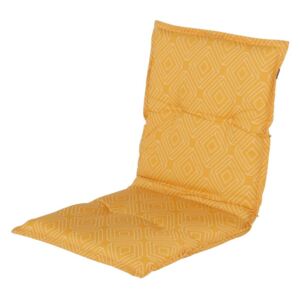 Żółta poduszka na fotel ogrodowy Hartman Bibi, 100x50 cm