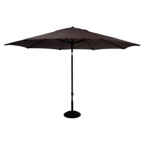 Brązowy parasol ogrodowy Hartman Solar, ø 300 cm