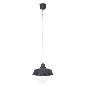 Lampa wiszaca LAMPEX Vinci Z1 CZA, czarna, 40 W, 80x24 cm