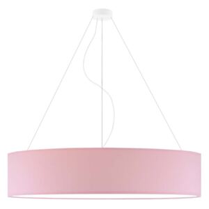 Lampa wisząca do pokoju dziecięcego PORTO fi - 100 cm - kolor jasny różowy