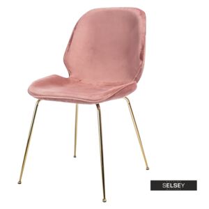 Krzesło Saunte różowe