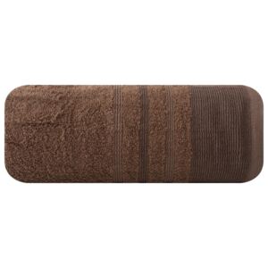 Ręcznik bawełniany EURO, Keri,brązowy, 70x140 cm