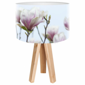Lampa stołowa mini-trójnóg Kwitnący kwiat magnolii