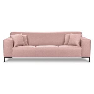 Różowa sofa 3-osobowa Cosmopolitan Design Seville