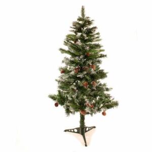 Sztuczne świąteczne drzewko ze szyszkami - 150 cm
