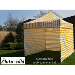 Namiot ogrodowy PROFI STEEL 3 x 6 - żółto-biały