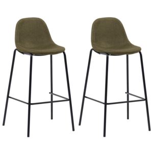 Krzesła barowe vidaXL, 2 szt., brązowe