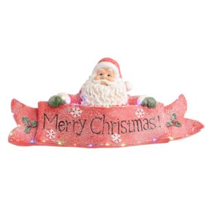 Świąteczna dekoracja świetlna w kształcie Mikołaja InArt Aimee