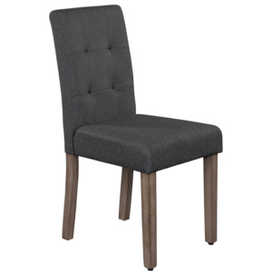 Krzesło tapicerowane drewniane dx17-1 ciemnoszary