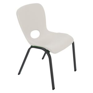 Krzesło dla dzieci do piętrowania LIFETIME 80369, migdałowe, 38,2x38,x61,7 cm