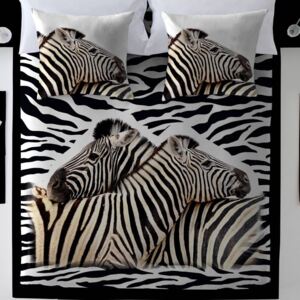 Komplet pościeli Zebras Piel 220 × 200 cm