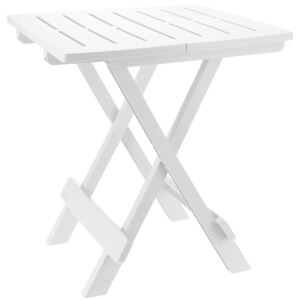 Składany stolik campingowy ADIGE - kolor biały