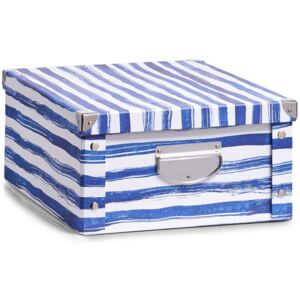 Pudełko do przechowywania BLUE STRIPES, 40x33x17 cm, ZELLER