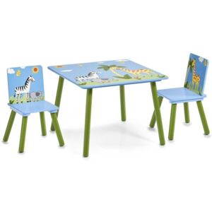 Stolik dziecięcy SAFARI + 2 krzesełka, ZELLER