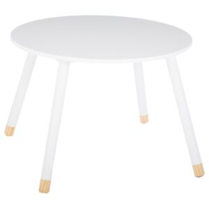 Biały stolik dziecięcy, okrągły - 43 cm, Ø 60 cm